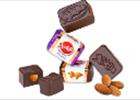 شکلات تلخ با مغز کامل بادام درختی 